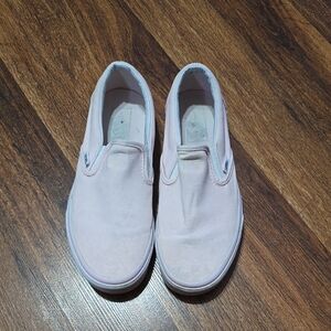 Vans Women's Pink Slip-On Shoes